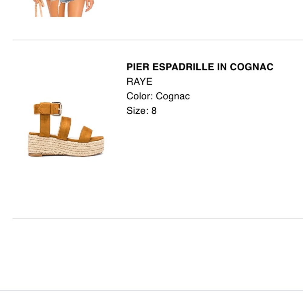 Raye espadrille platforms from Revolve